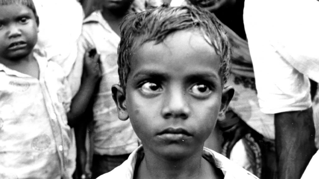 A young boy in India in the 1940s.
