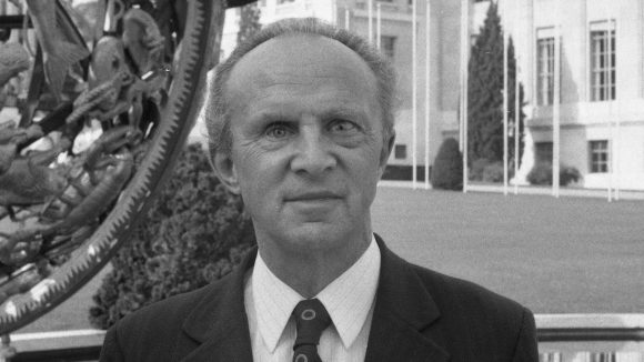 Sightsavers founder Sir John Wilson in 1976.
