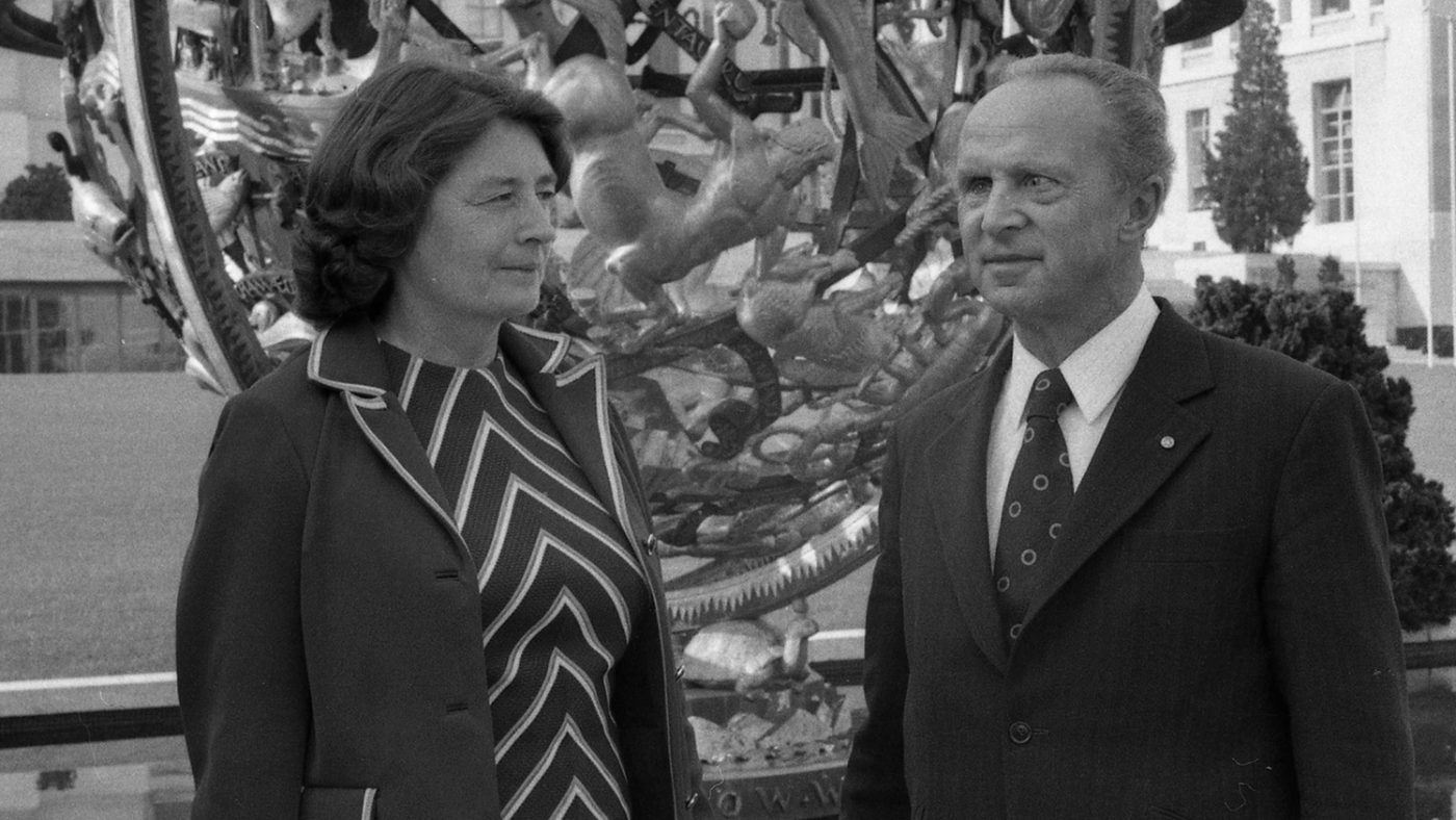 Sir John e Lady Jean Wilson a Ginevra.